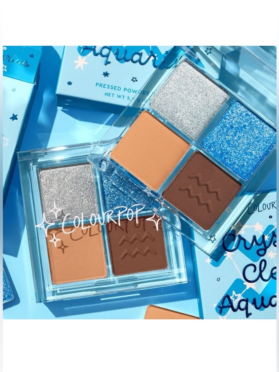 Colourpop Other - ColourPop Crystal Clear Aquarius Eyeshadow Quad